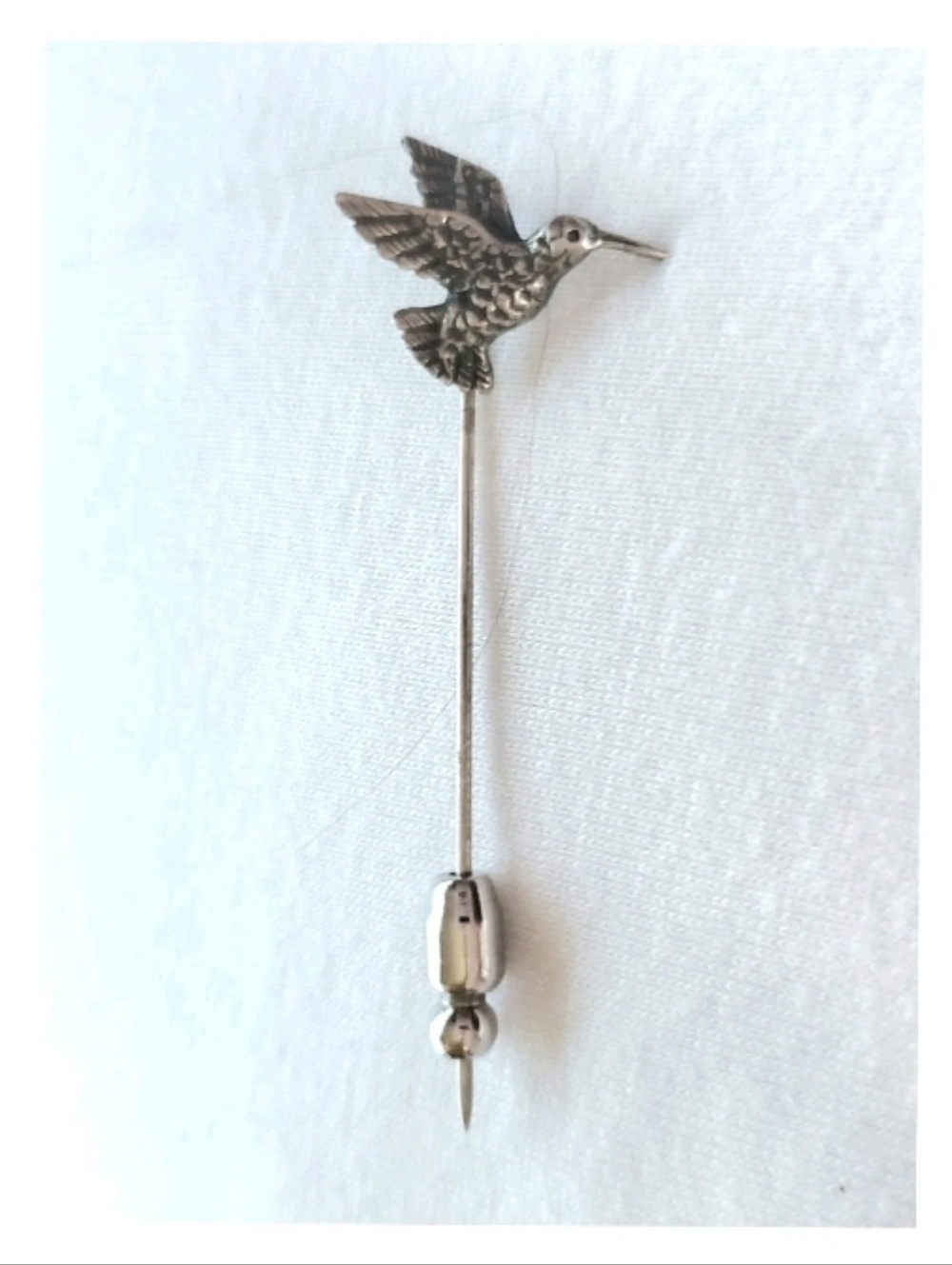 James Avery Hummingbird 925 Sterling Silver Hat Stick Pin Vintage Collectible